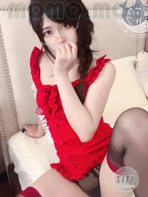 AT鲨 – NO.080 小红裙 [60P-75M]-丽丝屋