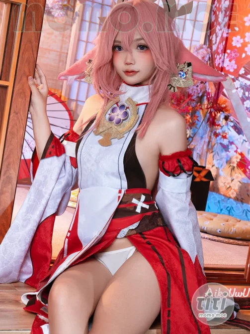 AikoUwU – NO.002 Yae Miko – Genshin Impact [32P+1V-404MB]-丽丝屋