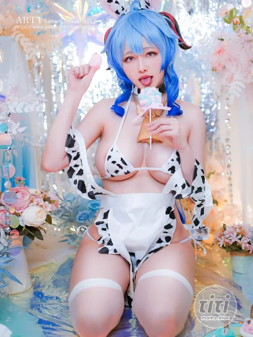 Arty亚缇(Arty Huang) Ganyu Cow [52P-611MB]-丽丝屋