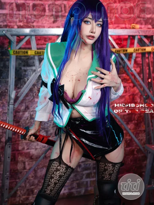 Byoru – NO.176 Saeko Busujima (P) [48P+9V-1.38GB]-丽丝屋