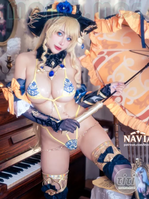 Byoru – NO.215 Navia – Genshin Impact [58P+26V-1.93GB]-丽丝屋