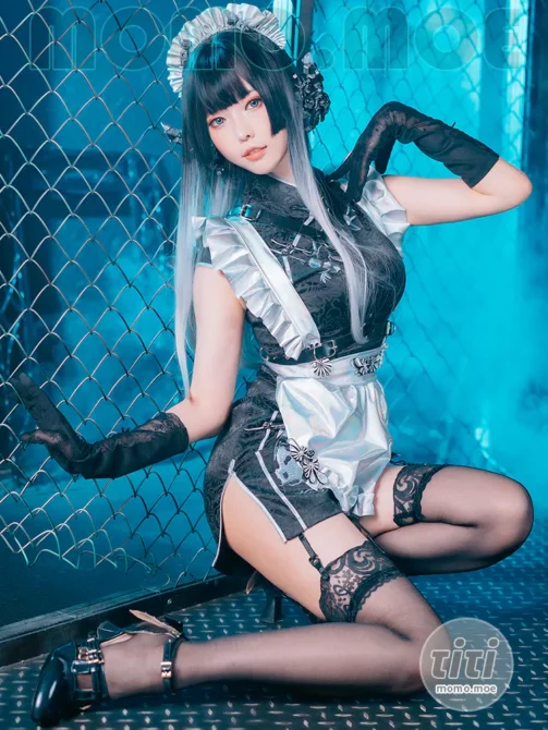 ElyEE子 – NO.136 賽博女仆Melanite黑榴石 [30P-101MB]-丽丝屋