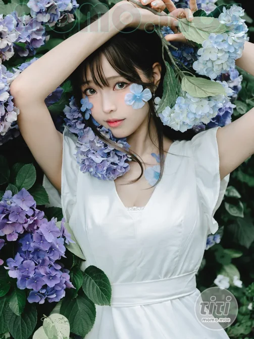 ElyEE子 – NO.162 Rainy Season雨季繡球花 [31P+2V-97MB]-丽丝屋