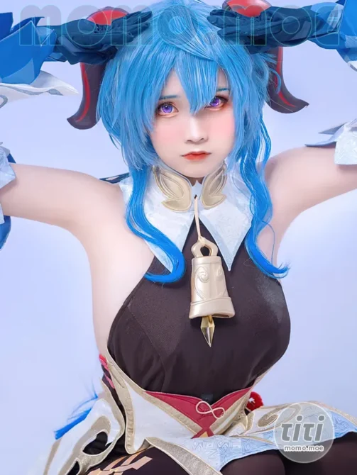 Hiino 雪月 – NO.001 Ganyu [21P-57M]-丽丝屋