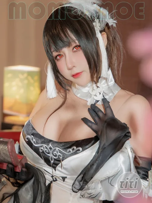 KANEKO_咔喵 – NO.019 镇海 白旗袍 [30P+2V-693MB]-丽丝屋