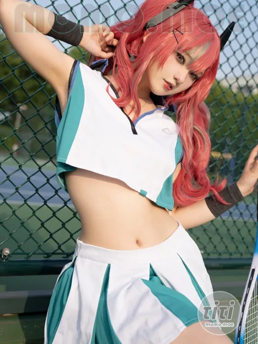 Mercurius-i (露) – NO.004 碧蓝航线 布莱默顿 炙热的网球练习 [20P-270M]-丽丝屋