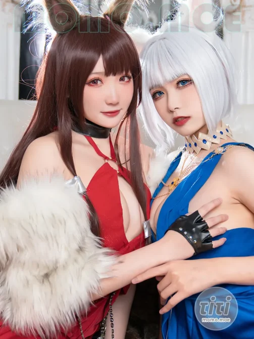 Momoko葵葵 – NO.041 &瓜希酱 碧蓝航线 赤城&加贺 [36P-318M]-丽丝屋