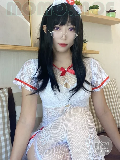 Money冷冷 – NO.049 白网护士套 [48P+2V-762MB]-丽丝屋