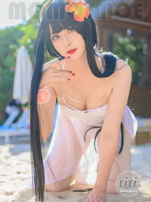 Natsuko夏夏子 – NO.049 碧蓝航线 比叡泳装 [55P-464M]-丽丝屋