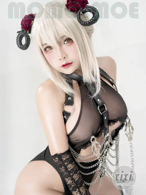 Sayo Momo – NO.011 Saber Alter the devil [20P-138MB]-丽丝屋