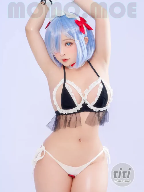 Sayo Momo – NO.015 Rem Lingerie [6P-31MB]-丽丝屋