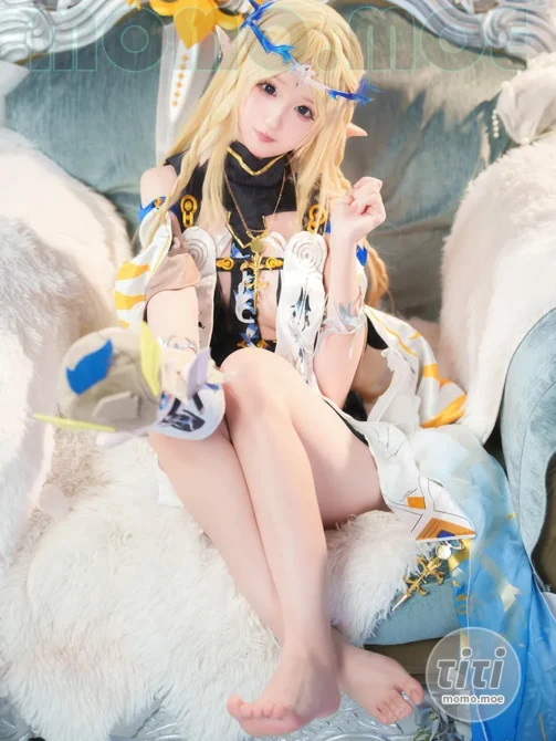 Seele麦麦 – NO.029 鸣潮 菲比&卡提希娅 蓝色花海物语 [96P-315M]-丽丝屋