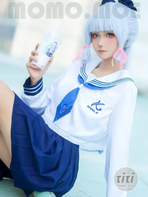 Seya-狮砸 – NO.041 原神 凌华JK [6P-57MB]-丽丝屋