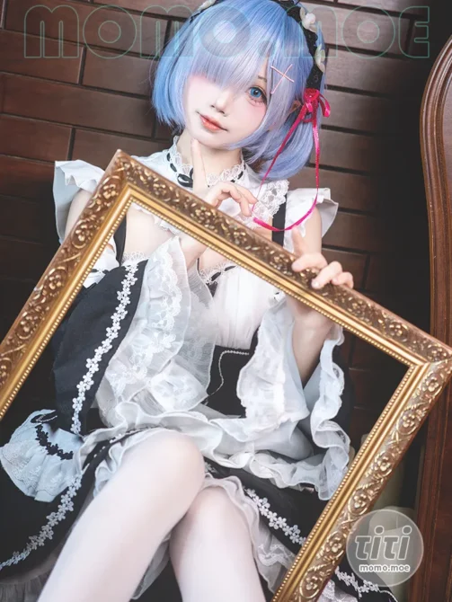 Shika小鹿鹿 – NO.110 蕾姆 [18P-387MB]-丽丝屋