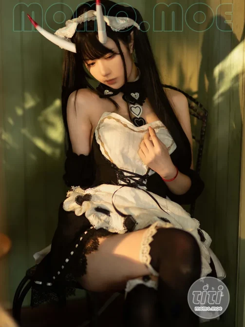 Shika小鹿鹿 – NO.113 能代女仆 [44P-193M]-丽丝屋