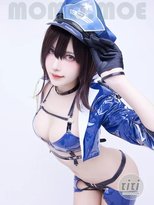 Shika小鹿鹿 – NO.120 碧蓝航线 巴尔的摩赛车服 [9P-48M]-丽丝屋