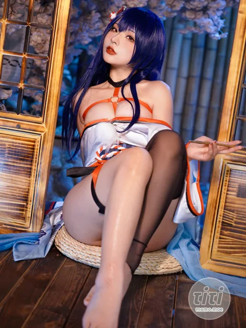 yuuhui玉汇 – NO.028 Erophone Re 真子-和服抹油 [82P-955MB]-丽丝屋