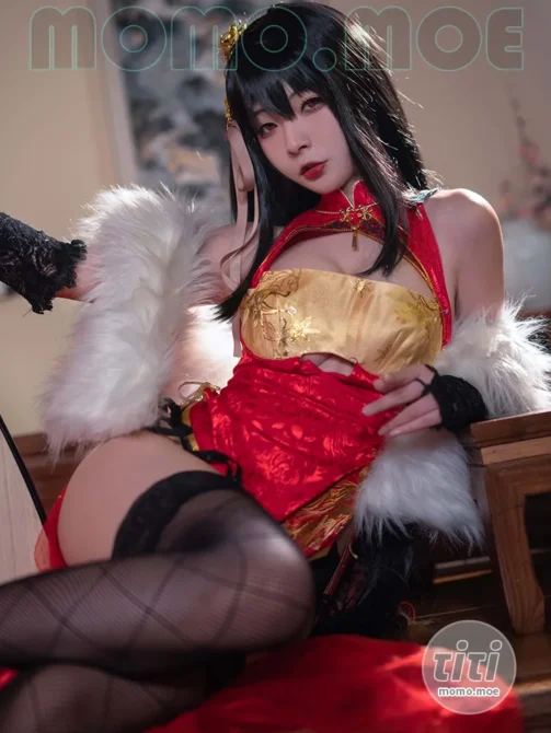 yuuhui玉汇 – NO.097 碧蓝航线 大凤旗袍 [23P-148M]-丽丝屋