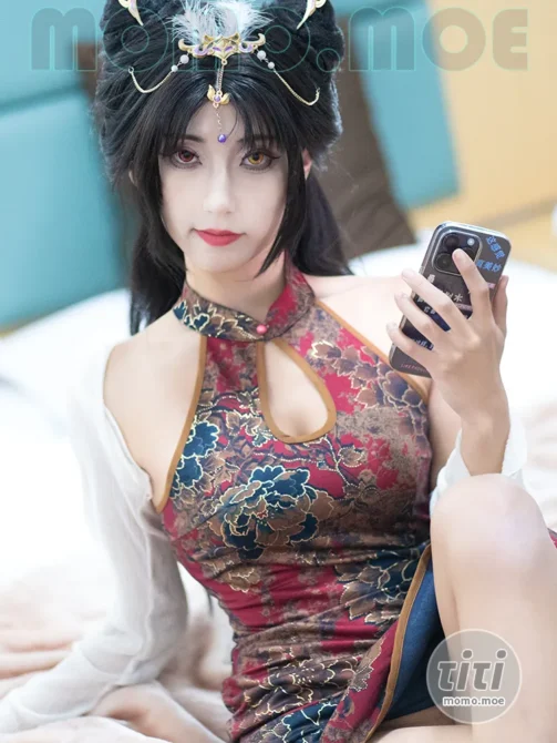 三水子 – NO.011 玉玲珑旗袍 [54P-257MB]-丽丝屋