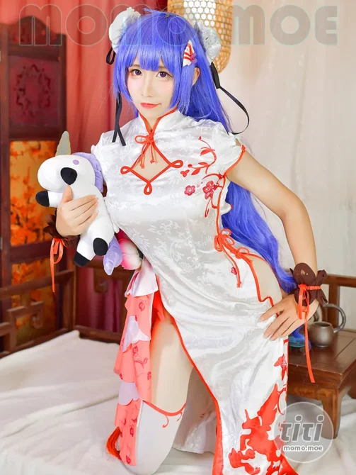 九曲Jean – NO.100 独角兽旗袍 [9P-67M]-丽丝屋