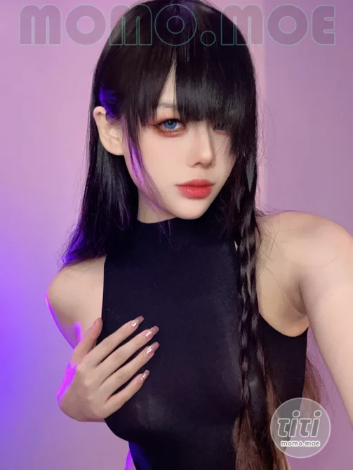 九言 – NO.106 黑丝紧身衣 [22P+6V-201M]-丽丝屋