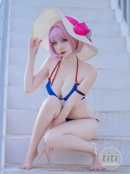 二佐Nisa – NO.137 碧蓝塔尔图泳装 [27P-152MB]-丽丝屋