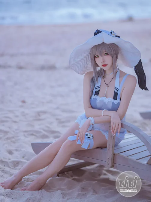 二佐Nisa – NO.138 碧蓝天鹰泳装 [20P-236MB]-丽丝屋