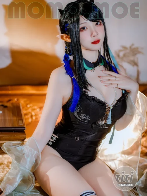 二佐Nisa – NO.158 泰拉夏日纪事 方舟夜半泳装 [32P-386MB]-丽丝屋