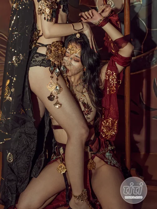 云溪溪 – NO.45 奶桃 双人古风 [50P-292MB]-丽丝屋