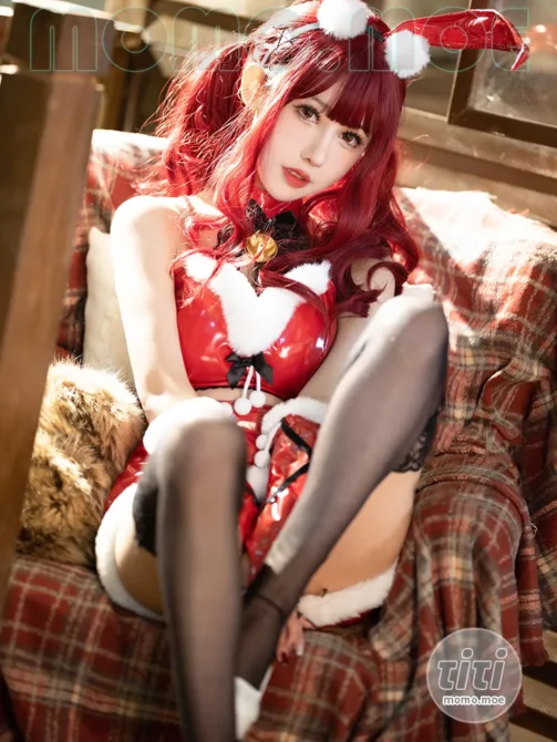 仙女月 – NO.20 红色圣诞兔 [32P-840M]-丽丝屋