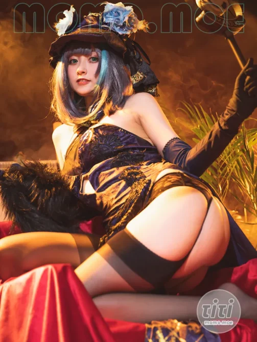 冬马路纱 – NO.008 柴郡旗袍 [52P-295MB]-丽丝屋