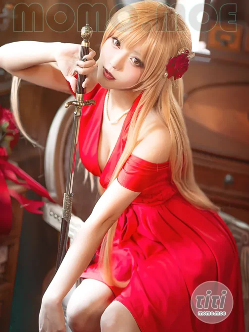 切切celia – NO.036 刀剑神域 亚丝娜 礼服 [28P-534M]-丽丝屋