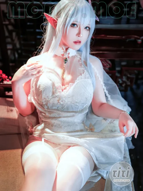 半半子 – NO.085 碧蓝航线 阿尔比恩旗袍 [47P+3V-287M]-丽丝屋