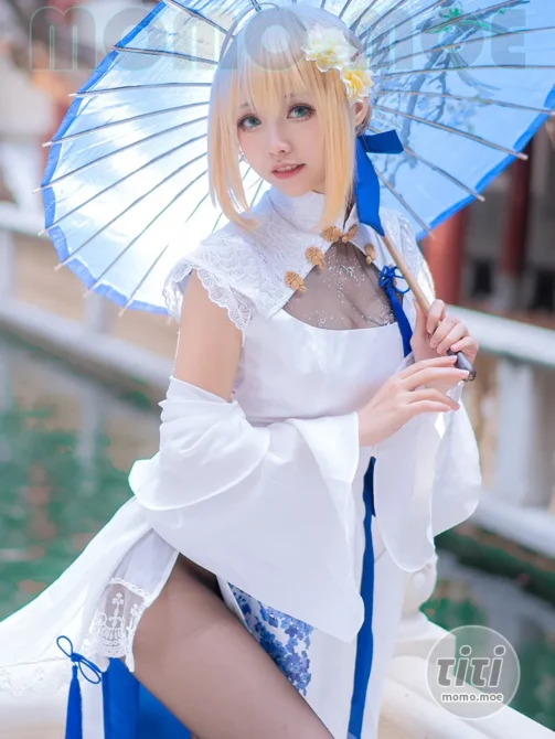 大大卷卷小卷 – NO.025 FGOsaber 四周年旗袍 [15P-57M]-丽丝屋