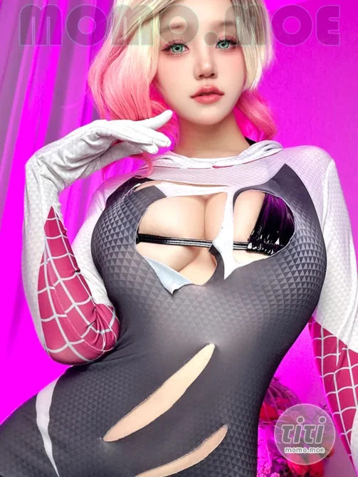 小仓千代w – NO.59 Spider Gwen 蜘蛛格温 [20P+1V-79MB]-丽丝屋