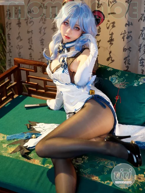 屑雪雪鸭 – NO.001 甘雨青花瓷 [50P-231M]-丽丝屋