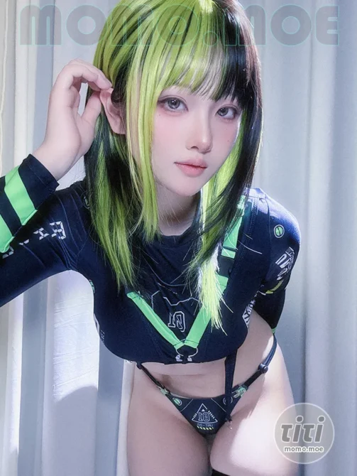 屿鱼 – NO.003 黑绿 [24P-389MB]-丽丝屋