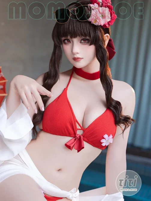 屿鱼 – NO.045 樱花泳装 [80P-979MB]-丽丝屋