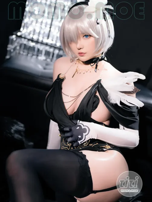 星之迟迟 – NO.165 23年9月计划C 尼尔-2B同人黑色礼服 [94P-540MB]-丽丝屋