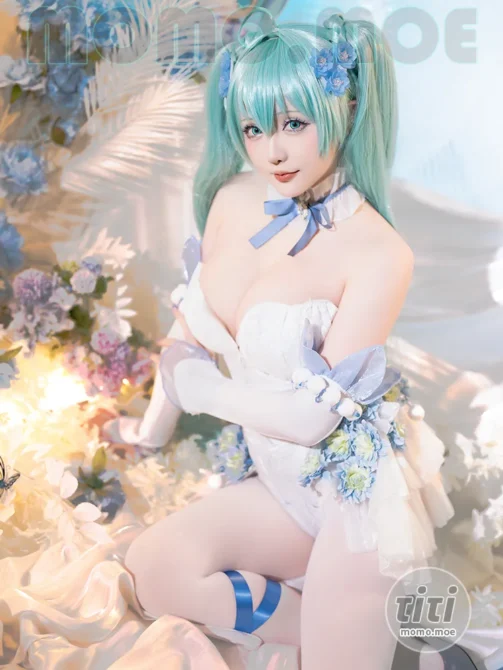 星之迟迟 – NO.189 24年02月计划A 初音未来 粉蝶花精灵 [54P+1V-4.51GB]-丽丝屋