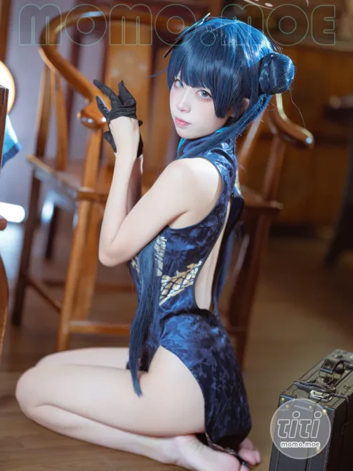 是三不是世w – NO.30 碧蓝档案 妃咲旗袍 [37P-302MB]-丽丝屋