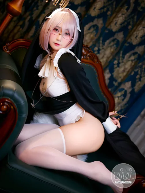 曉美媽 NO.033 痴-修女 [61P-146MB]-丽丝屋