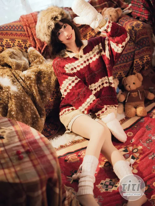 木绵绵OwO – NO.080 圣诞快乐 [25P-468MB]-丽丝屋