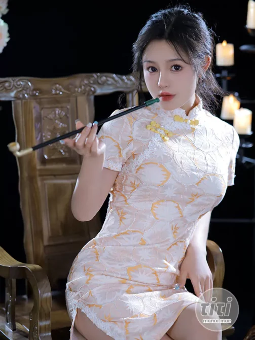 桃暖酱 – NO.14 (2月会员) 旗袍白月光 [60P-486MB]-丽丝屋