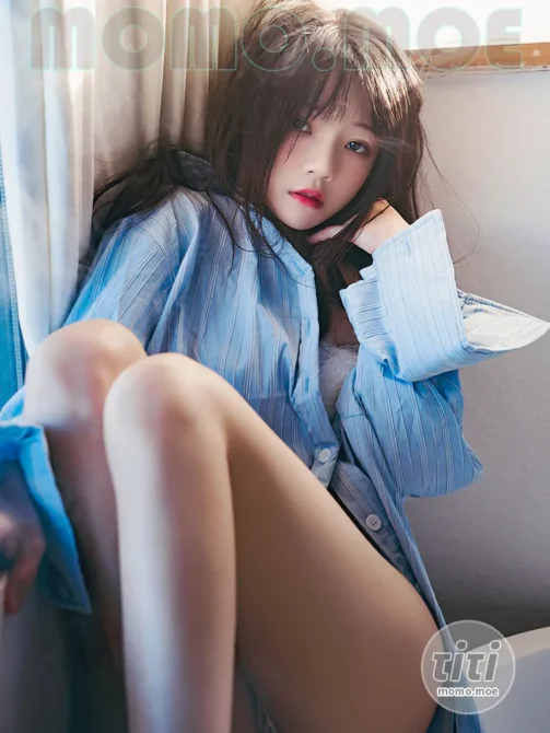 桜桃喵 – NO.161 蓝衬衫 [44P-1.10GB]-丽丝屋