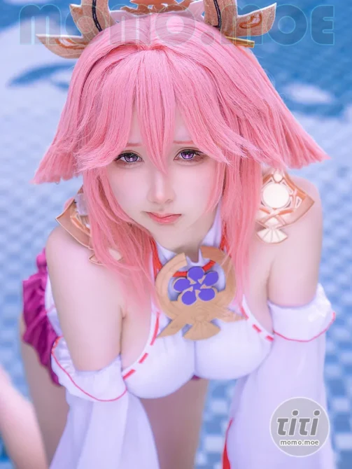 樱梨梨 – NO.001 八重神子泳装 [29P-77MB]-丽丝屋