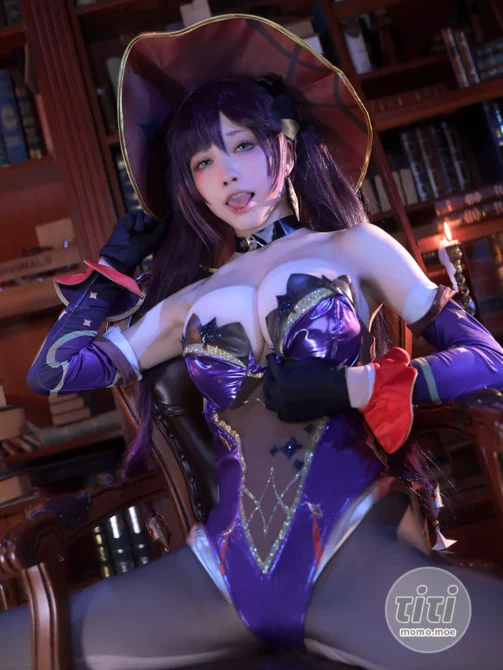 水淼Aqua – NO.120 原神 莫娜 [75P-90MB]-丽丝屋