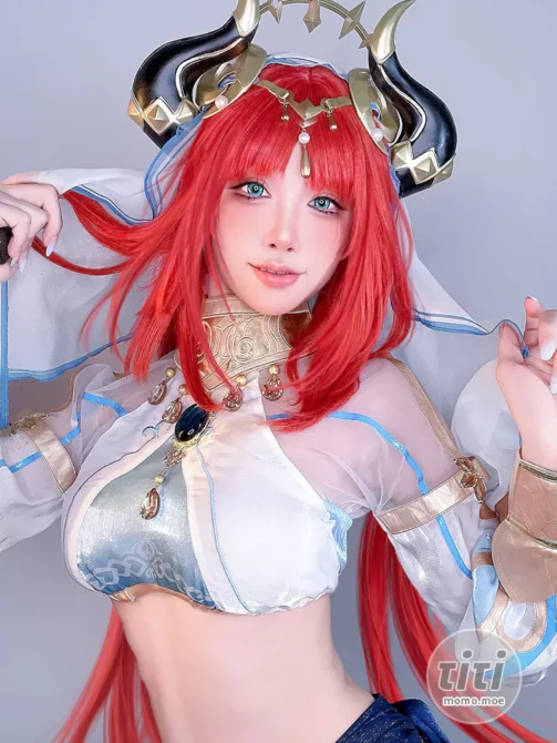 水淼Aqua – NO.153 原神妮露 [26P-54MB]-丽丝屋