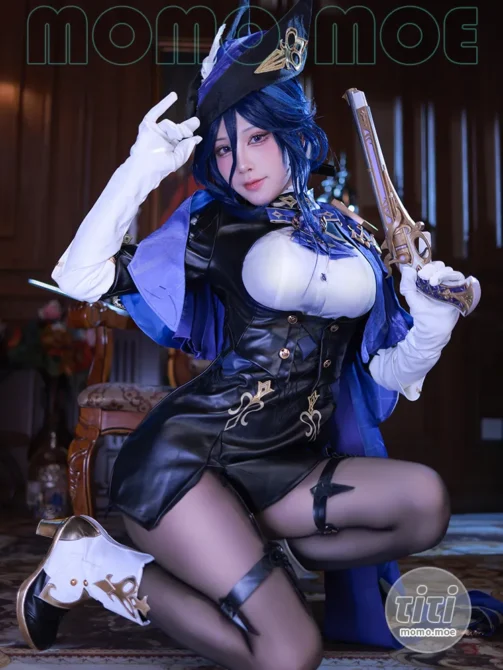 水淼Aqua – NO.200 原神 克洛琳德 [79P-207MB]-丽丝屋