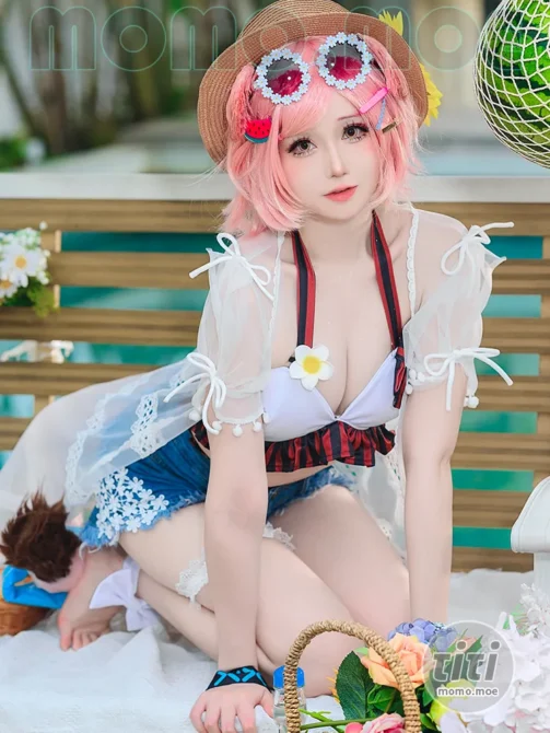 焖焖碳 – NO.038 明日方舟 澄闪泳装 [22P-166M]-丽丝屋